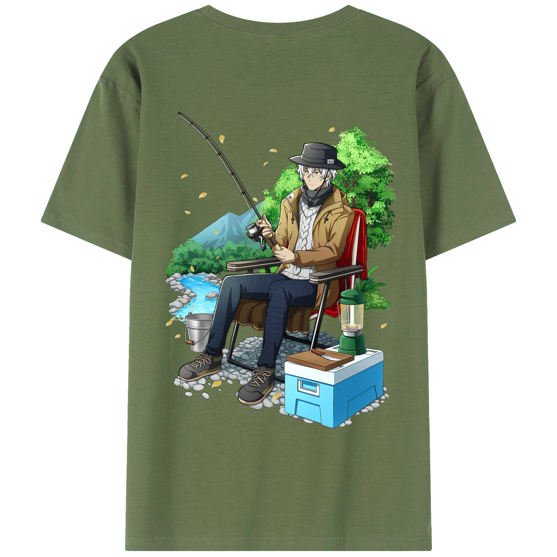 （画像用） 文豪ストレイドッグス Bungo Stray Dogs 綿100％ メンズ半袖Tシャツ（バックプリント） 通気性